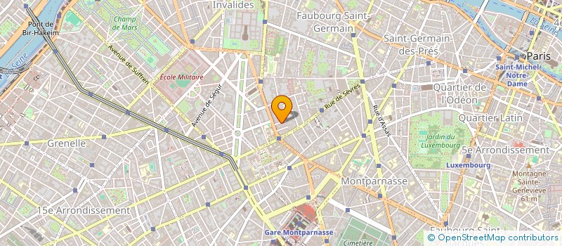 localisation de l'entreprise ASSOCATION DES AMIS D ALFRED DE VIGNY  PARIS