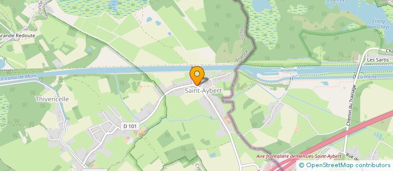 localisation de l'entreprise ASSOCATION DES CAVALIERS DE BRUILLE à SAINT-AYBERT