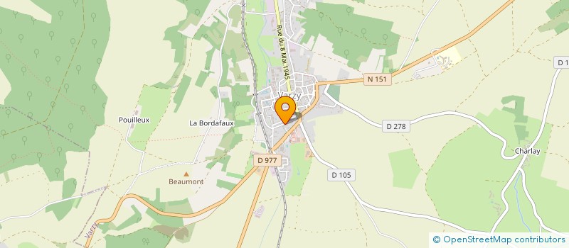 localisation de l'entreprise ASSOCATION DES PROFESSIONNELS DE LA MAISON DE SANTE DU VAL DE SAUZAY à VARZY