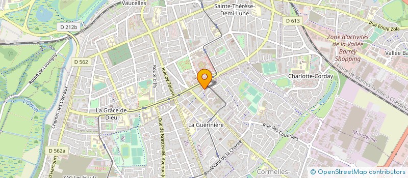localisation de l'entreprise ASSOCATION DU GOUDRON ET DES PLUMES à CAEN