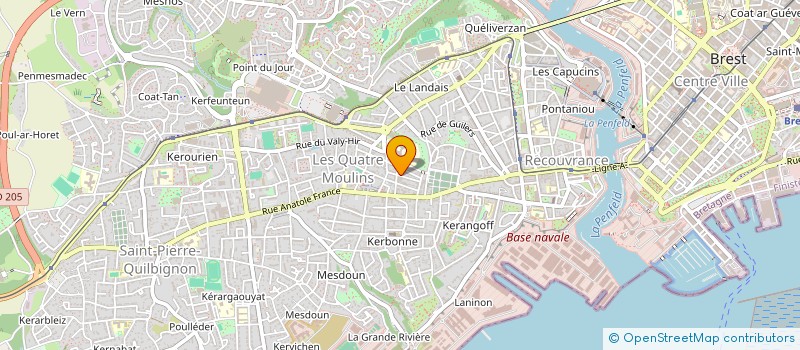 localisation de l'entreprise ASSOCATION GABRIELLE à BREST