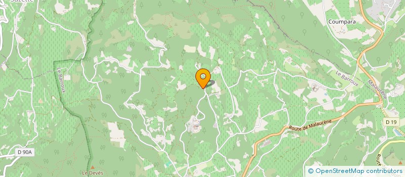 localisation de l'entreprise ASSOCATION MONASTERE SAINTE MADELEINE  LE BARROUX