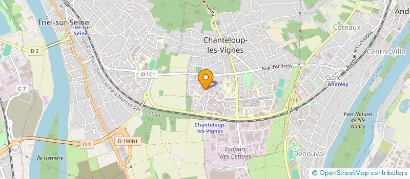 localisation de l'entreprise ASSOCATION MOSQUEE OQBA IBNO NAFI ' AL FIHRI à CHANTELOUP-LES-VIGNES