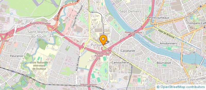 localisation de l'entreprise ASSOCATION POUR LE DEVELOPPEMENT DE LA PODOLOGIE à TOULOUSE