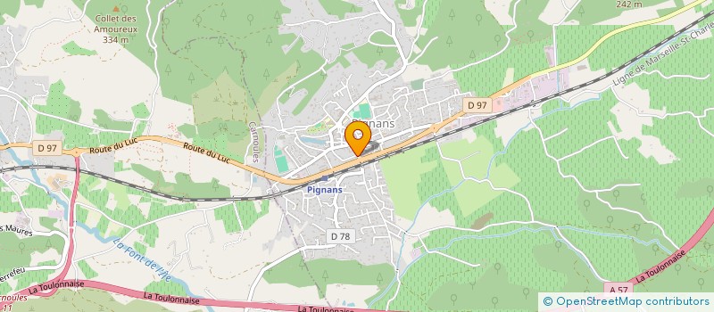 localisation de l'entreprise ASSOCATION SPORTIVE DE KARTING CIRCUIT PAUL RICARD  PIGNANS