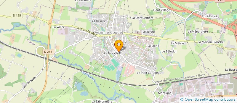 localisation de l'entreprise ASSOCATION SPORTIVE DES ETUDIANTS ET ENSEIGNANTS CAMEROUNAIS  VEZIN-LE-COQUET