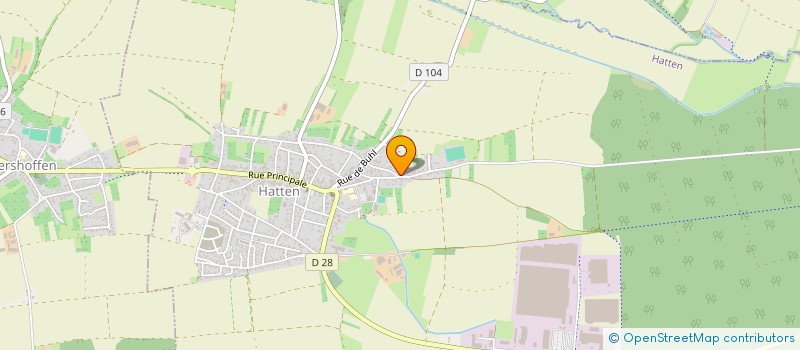 localisation de l'entreprise ASSOCATION SPORTIVE HATTEN à HATTEN