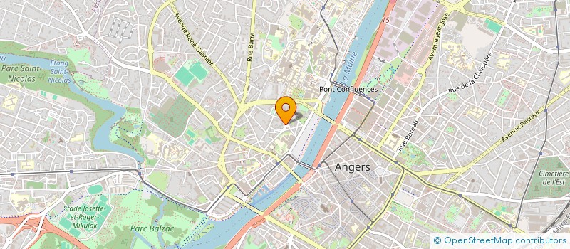 localisation de l'entreprise ASSOCDIOCESAINE PASTORALE DE LA SANTE à ANGERS