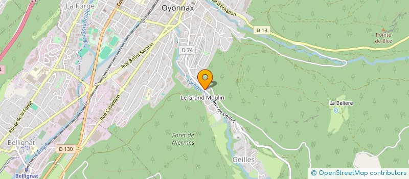 localisation de l'entreprise ASSOCIA AMICALE DES TRAVAILLEURS TURCS à OYONNAX