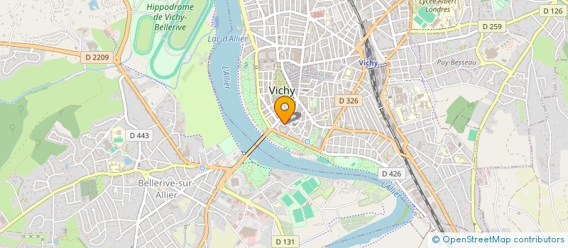 localisation de l'entreprise ASSOCIA CLUB ASSISTANCE PERSONNES AGEES à VICHY