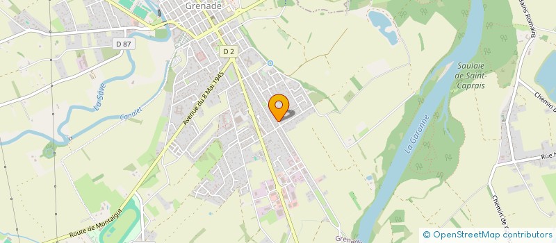 localisation de l'entreprise ASSOCIA'SONG  LARRA