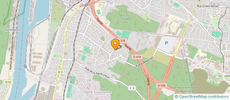 localisation de l'entreprise ASSOCIACAO CAPOEIRA DA BEIRA MAR  PETIT-COURONNE