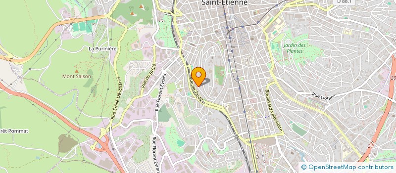 localisation de l'entreprise ASSOCIACAO DAS MULHERES ANGOLANAS NA LOIRE à SAINT-ETIENNE