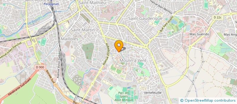 localisation de l'entreprise ASSOCIACIO PER L ENSENYAMENT DEL CATALA  PERPIGNAN