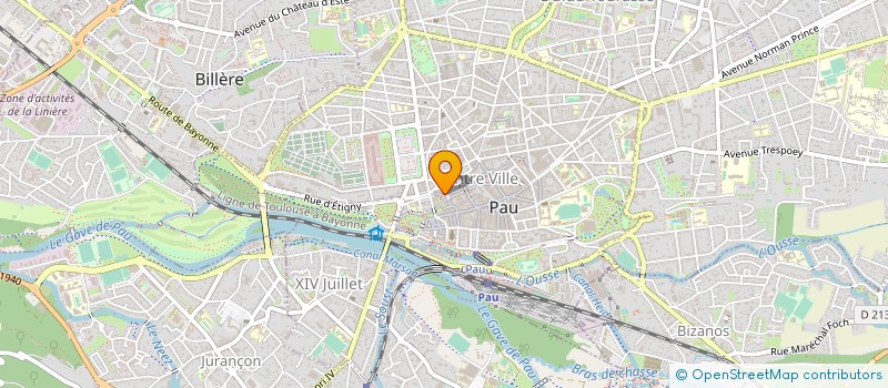localisation de l'entreprise ASSOCIACION DE PREFIGURACION DE LA CIUTAT à PAU