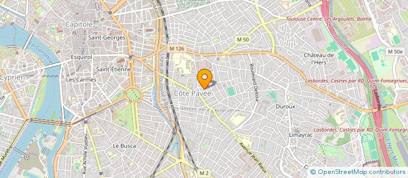 localisation de l'entreprise ASSOCIACION MONDINA  TOULOUSE