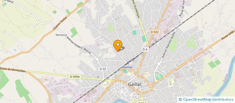 localisation de l'entreprise ASSOCIACION PEL DESVOLOPAMENT DE L'ESCRICH OCCITAN  GAILLAC