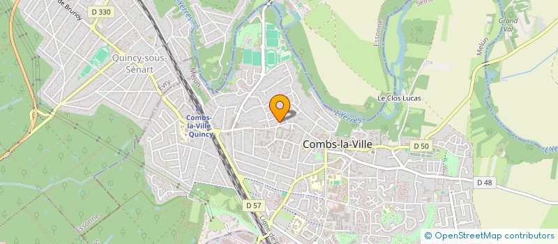 localisation de l'entreprise ASSOCIAION RETRAITE SPORTIVE SENART-BRIE  COMBS LA VILLE