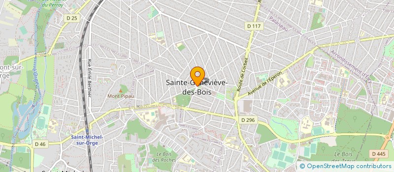 localisation de l'entreprise ASSOCIANIM' à SAINTE-GENEVIEVE-DES-BOIS