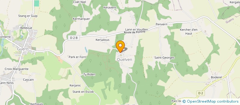 localisation de l'entreprise ASSOCIAT ADLER C LE QUERE M à PLUMELIAU-BIEUZY