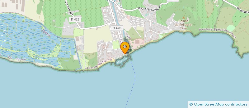 localisation de l'entreprise ASSOCIAT BELLISA ACCUEIL  LA LONDE LES MAURES