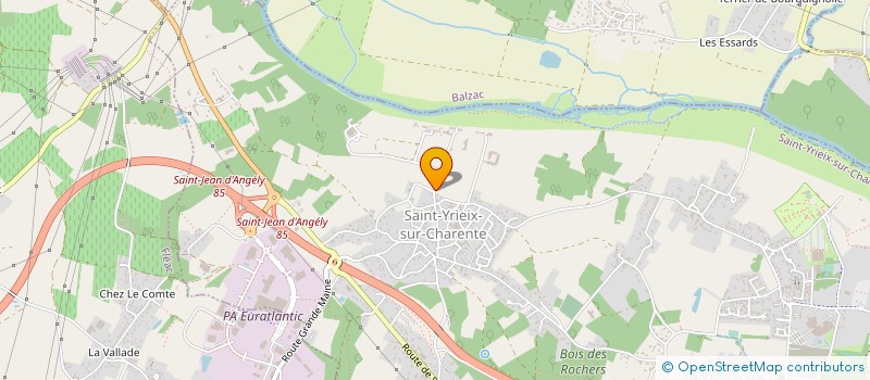 localisation de l'entreprise ASSOCIAT BIBLIOTHEQUE SAINT YRIEIX à SAINT-YRIEIX-SUR-CHARENTE