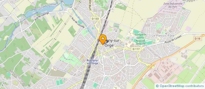 localisation de l'entreprise ASSOCIAT DEVELO ECONOM BRETIGNY  BRETIGNY-SUR-ORGE