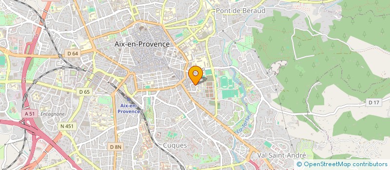 localisation de l'entreprise ASSOCIAT DU CENTRE D ECONOMIE REGIONALE à AIX-EN-PROVENCE