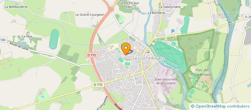 localisation de l'entreprise ASSOCIAT ECOLES PUBLIQUES LION D ANGERS  LE LION D'ANGERS