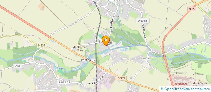 localisation de l'entreprise ASSOCIAT EDUCATION POPULAIRE STE MARIE  ETRUN