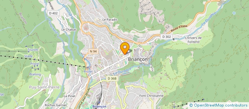 localisation de l'entreprise ASSOCIAT LES ARTS MARTIAUX BRIANCONNAIS à BRIANCON