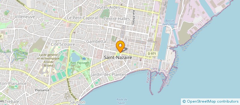 localisation de l'entreprise ASSOCIAT NAZAIRIENNE COMMERCE ARTISANAT à SAINT-NAZAIRE