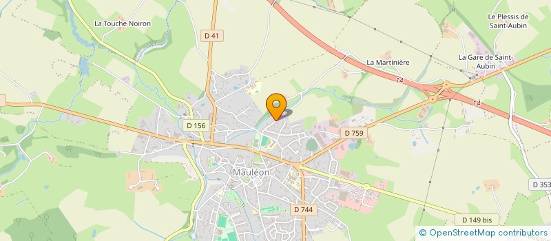 localisation de l'entreprise ASSOCIAT PARENTS ELEVES CANTINE SCOLAIRE à MAULEON