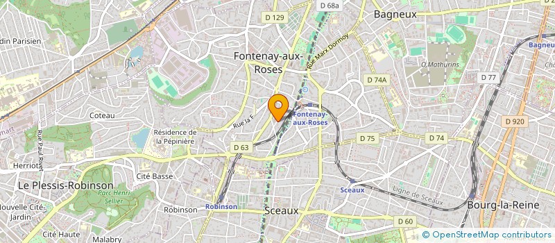 localisation de l'entreprise ASSOCIAT PARENTS ELEVES ETAPE à FONTENAY-AUX-ROSES