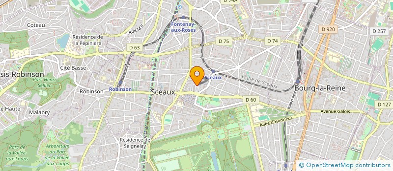 localisation de l'entreprise ASSOCIAT SCEENNE DE YOGA à SCEAUX