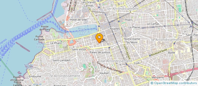 localisation de l'entreprise ASSOCIAT SOUTIEN INSTITUTION CONSULAIRE  MARSEILLE