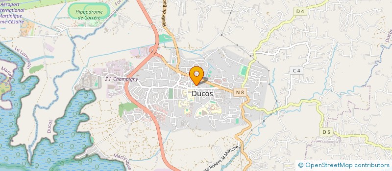 localisation de l'entreprise ASSOCIAT SPORTIVE ET CULTURELLE DE DUCOS  DUCOS