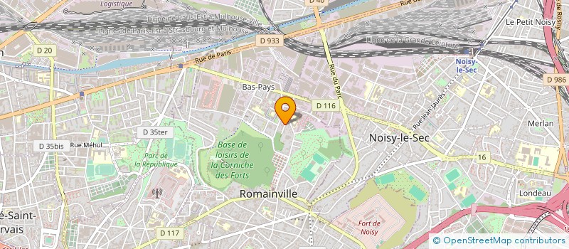 localisation de l'entreprise ASSOCIAT SWING WINGS  ROMAINVILLE