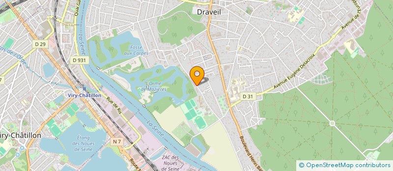 localisation de l'entreprise ASSOCIAT TAE-KWON-DO DRAVEIL à DRAVEIL