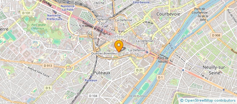 localisation de l'entreprise ASSOCIAT TECHNIQUE ENERGIE ENVIRONNEMENT à PUTEAUX