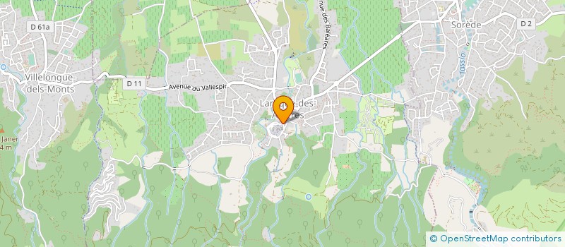 localisation de l'entreprise ASSOCIATES  LAROQUE-DES-ALBERES