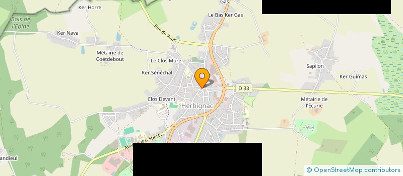 localisation de l'entreprise ASSOCIATHON à HERBIGNAC