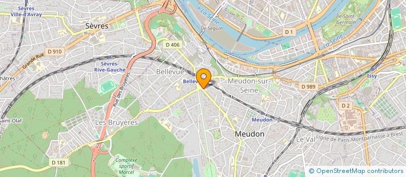 localisation de l'entreprise ASSOCIATI AMIS PARENTS ENFANTS INADAPTES à MEUDON