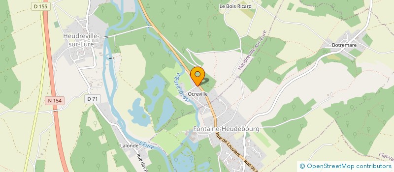 localisation de l'entreprise ASSOCIATIION SPORTIVE CULTURELLE ET DE LOISIRS D HEUDREVILLE SUR EURE  HEUDREVILLE-SUR-EURE