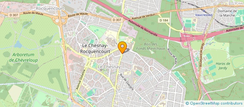localisation de l'entreprise ASSOCIATIO PERSONNE SERVICE ET SOCIETE EN EUROPE à LE CHESNAY-ROCQUENCOURT