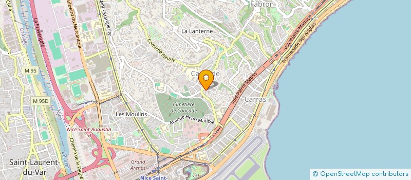 localisation de l'entreprise ASSOCIATIOIN SPORTIVE ET CULTURELLE MULEQUE DANADO à NICE