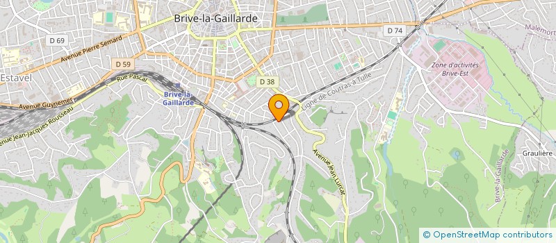 localisation de l'entreprise ASSOCIATION 00 44 13 à BRIVE-LA-GAILLARDE