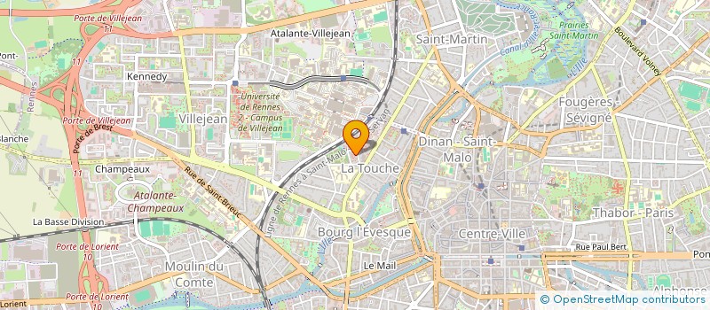 localisation de l'entreprise ASSOCIATION 1 DON 1 VIE SAUVEE (1D1VS)  RENNES