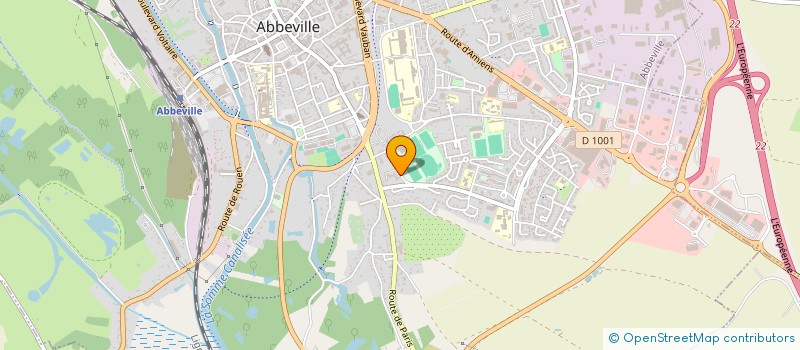 localisation de l'entreprise ASSOCIATION 100 POUR SENS à ABBEVILLE
