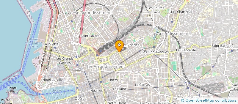 localisation de l'entreprise ASSOCIATION 100 TRAMES à MARSEILLE
